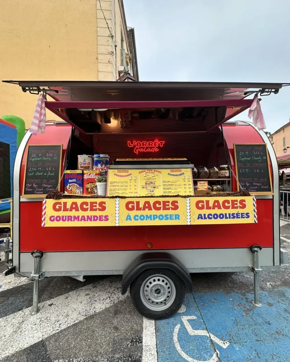 L'Arrêt Galade, food truck client en activité