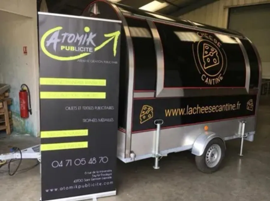 Cheese Cantine, food truck client en activité
