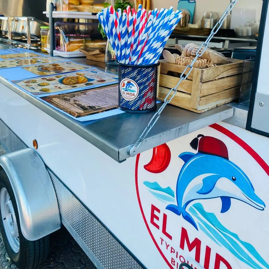 El Mida, food truck client en activité