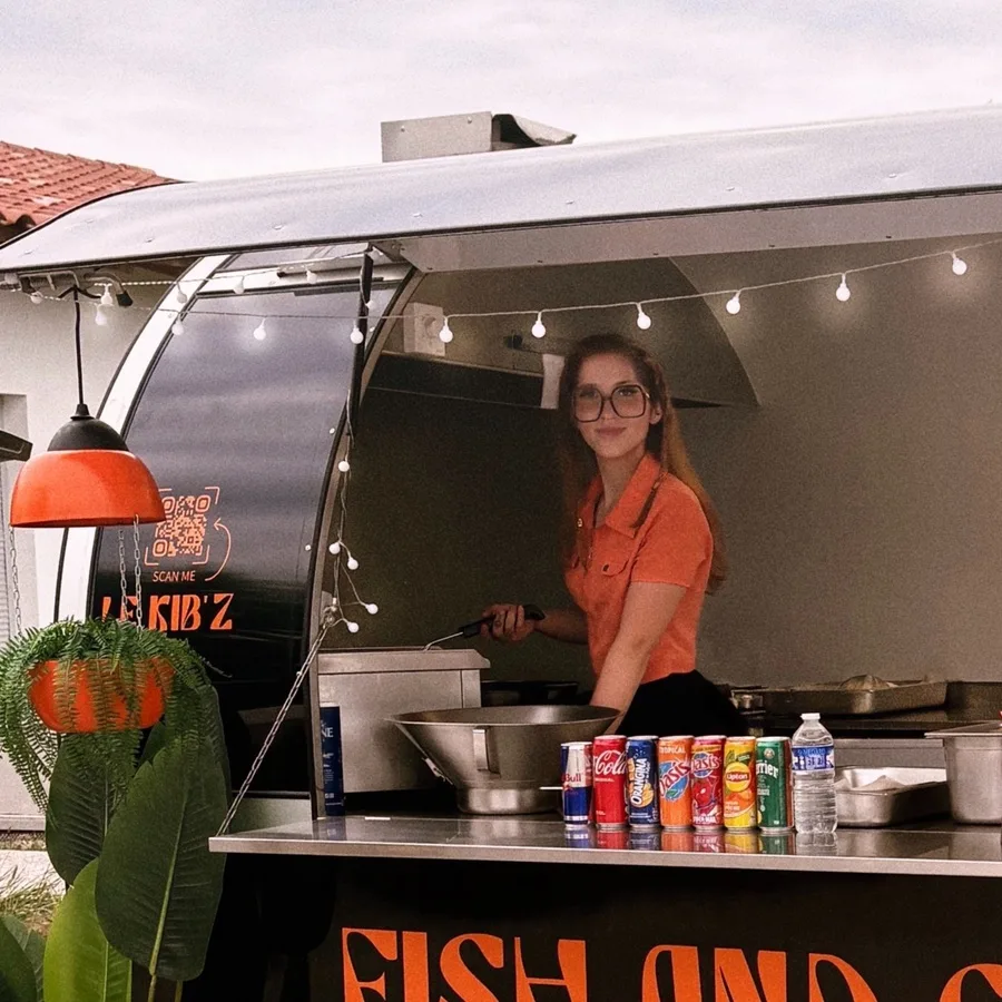 Le Kib'z, food truck client en activité